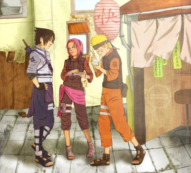 Sakura and Naruto and Sasuke The Love we once shared (28)